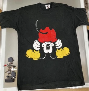Disney Mickey & Co. TShirt schwarz distressed Mickey Mouse gebraucht - Bild 1 von 8