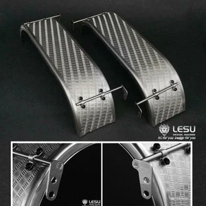 LESU 1/14 RC Mudguard Metal Rear Fender DIY for Tamiya 3348 Dumper Truck Model - Picture 1 of 9
