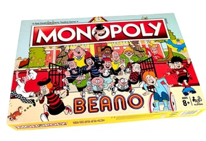 Monopoly Beano Edition Hasbro Board Game Complete in good condition - Picture 1 of 10