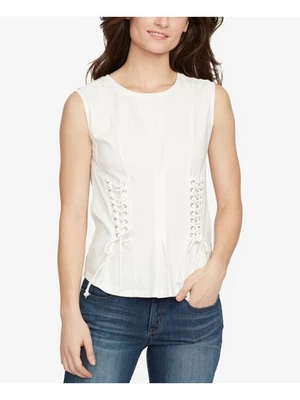 Top de mujer WILLIAM RAST detalle corsé sin mangas cuello joya Foto 1 de 4