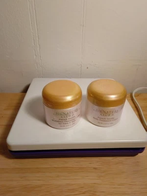 Signature Club A French Vanilla Meltdown Creme de Limpeza e Creme Corporal 2,25 oz - Imagem 1 de 3