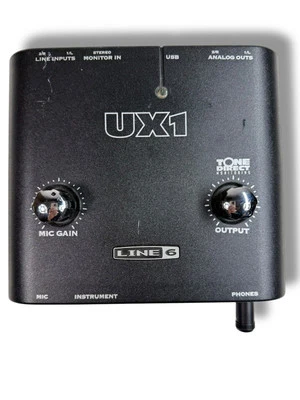 Line 6 UX1 USB Recording/Modeling Interface Digital Recording Interface - Image 1 of 4