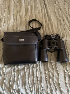 Bushnell Powerview Wide Angle Binoculars 13-250, 12x50 with Strap and Case VGC! - Picture 1 of 11