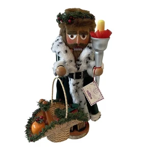 Steinbach Weihnachtslied Geist/Geschenkgeist Nussknacker ohne Box SIGNIERT MIT ETIKETT - Bild 1 von 14