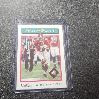 2022 Score - 1992 Throwback Rookie Jameson Williams #TB9 (RC) - Image 1 of 2