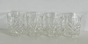 4er Set Godinger Dublin Crystal Double Old Fashioned Gläser Whiskey Rocks 11oz - Bild 1 von 18