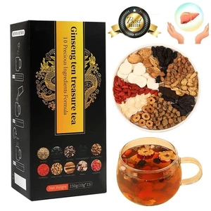 Ginseng Ten treasure tea Wubao Tea Men's Energy Tea Kidney Tea Maca Tea For Men - Picture 1 of 16