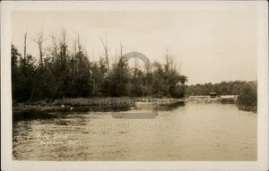 RPPC Canada Kagawon Ontario River Scene Real Photo Postcard c1930s - Picture 1 of 5