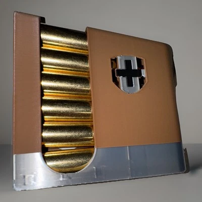 Clip pelador Swiss 7,5x55, K31. Impreso en 3D en PLA Foto 1 de 4