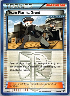 Team Plasma Grunt (Team Plasma) 125/135 Plasma Storm Regular - Image 1 of 2