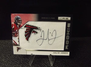 JULIO JONES 2011 ROOKIES & STARS #286 LOGO PATCH AUTOGRAPH RC #280/299 FALCONS - Bild 1 von 2
