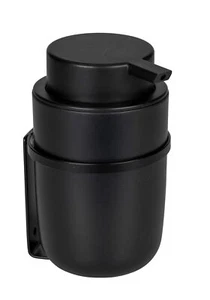 WENKO Wand-Seifenspender Carpino Schwarz Kunststoff Turbo-Loc nachfüllbar 250ml - Bild 1 von 11