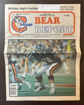 17/10/1985 Chicago Bears Report-vs San Francisco 49ers, Walter Payton, Mike Ditka Foto 1 de 4