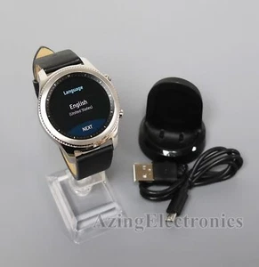 Samsung Gear S3 Classic SM-R775V (Verizon) 46mm Smartwatch - Silver (good) - Picture 1 of 4
