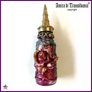 accessories doll art ooak artist puppet house tower totem flower rose purple bid - Picture 1 of 24