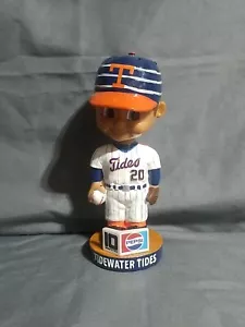 Tidewater Tides Baseball Bat Boy Bobble Head Uniform/Ball/Glove WAVY TV 10 Pepsi - Picture 1 of 7