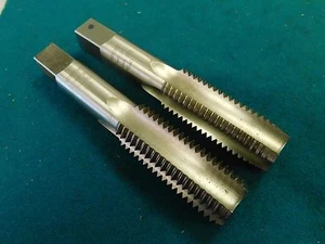 2 Vermont 7/8"-9 NC GH4 4 Flute HSS Taps 1 Plug and 1 Bottom Tap - Picture 1 of 4