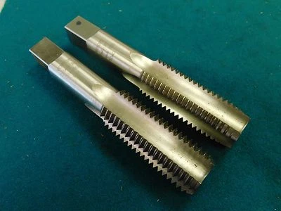 2 Vermont 7/8"-9 NC GH4 4 Flute HSS Taps 1 Plug and 1 Bottom Tap - Image 1 of 4