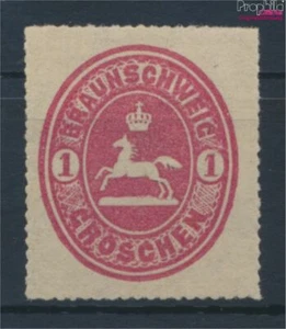 Briefmarken Braunschweig 1865 Mi 18 mit Falz Pferde(9464775 - Bild 1 von 1