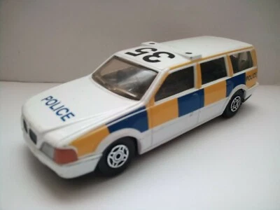 Husky 1:40 Scale?/ Police Station Wagon - White Blue Yellow - Unboxed Model Car - image 1 of 4