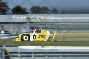 JOEST NEWMAN PORSCHE 956 #8 LE MANS 1984 35MM PHOTOGRAPH ACTION SLIDE SCHLESSER - Picture 1 of 2