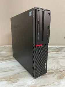 Lenovo ThinkCentre M800 SFF Quad Core i3-6100 8GB RAM 256GB SSD + 1TB W10P - Picture 1 of 9