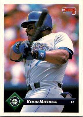1993 Kevin Mitchell #157 Donruss Seattle Mariners MBBC#93 - Image 1 of 2