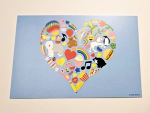 Mrs. Grossman’s Sticker Club ~ Sticker Collage Herz Juni 2020~ Postkarte LESEN - Bild 1 von 2