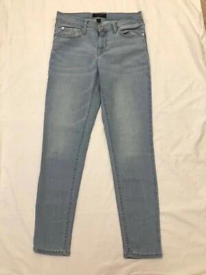 25 0 Petite Banana Republic Skinny Fit Blue Jeans 27" inseam light wash denim #2 - Image 1 of 3