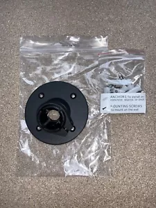 Genuine Ring Spotlight Battery Cam Extra Mount Bracket Black PART ONLY & Screws - Picture 1 of 1