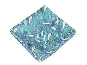 Lord R Colton Masterworks Pocket Square - Capilla Seafoam Silk - $75 Retail New - Picture 1 of 3