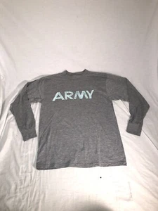 Camiseta Para Hombre Akwatek Ejército de EE. UU. Logotipo Reflectante Gráfico LS Talla Pequeña - Imagen 1 de 5