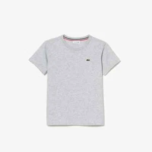 Lacoste Kid's Crew Neck Cotton Jersey Short Sleeve T-shirt - Picture 1 of 6