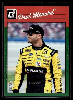 2023 Panini Donruss Racing #198 Paul Menard /99 - Image 1 of 2