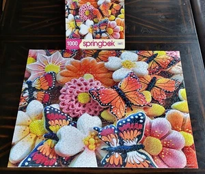 SPRINGBOK 1000 pc Jigsaw Puzzle Butterfly Cookies 24"×30" COMPLETE! 33-10766 - Picture 1 of 13
