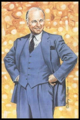 Tex Schramm 1991 Goal Line Hall of Fame Art Collection #85 /5000 Cowboys - Image 1 of 2