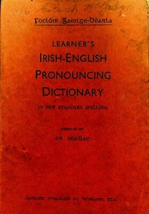 Learner's Irish English Pronouncing Dictionary 1958 In New Standard Spelling - Picture 1 of 3