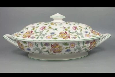 Minton Haddon Hall Covered Vegetable Bowl Tureen - Image 1 of 4
