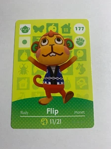 Flip #177 Animal Crossing Amiibo Card Nintendo Pack Fresh - Picture 1 of 1