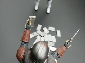 "Metal" "Steel" Beskar Ingots For Mando Star Wars Action Figures 6" Black Series - Picture 1 of 12