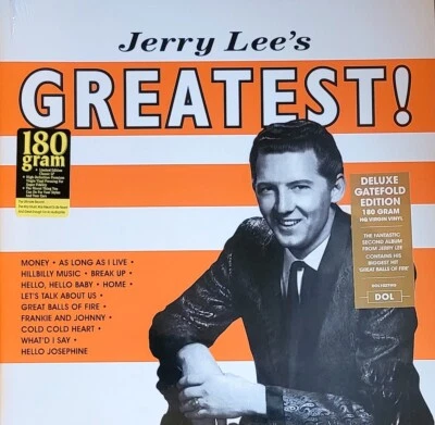 JERRY LEE LEWIS - JERRY LEE'S GREATEST - 180-GRAM VINYL LP  " NEW, SEALED " Foto 1 de 2