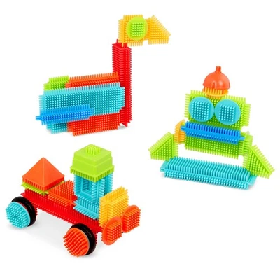 Bristle Blocks - 50 Pcs In Bucket - (703068) Toy NEW - Image 1 of 4