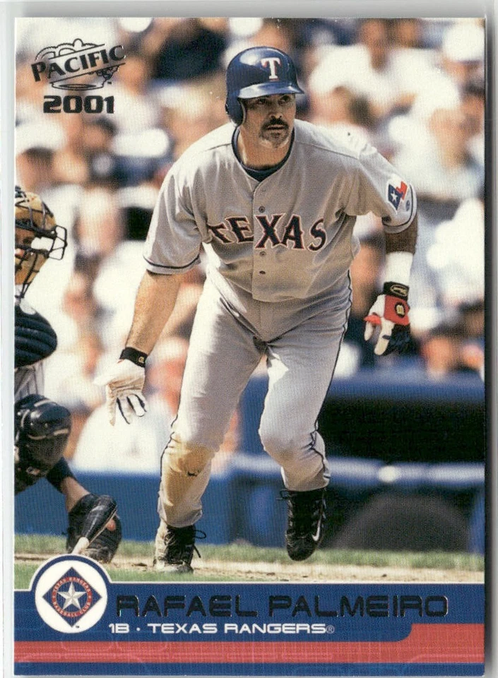 2001 PACIFIC #431 RAFAEL PALMEIRO TEXAS RANGERS - Image 1 of 2