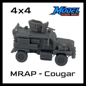 Cougar MRAP 4x4 - N Scale - Gray - Picture 1 of 5