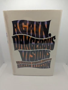 Signed Again, Dangerous Visions Harlan Ellison Hardback Doubleday Vintage SF - Picture 1 of 8