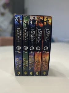 Percy Jackson and the Olympians Book Set by Rick Riordan Full 5- Book - Picture 1 of 12