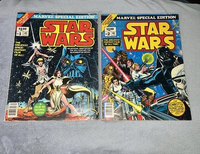 Marvel Special Edition Star Wars Jumbo Comic by Whitman #1 & #2 - Image 1 of 4
