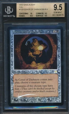 Onslaught Cover of Darkness BGS 9.5 Graded Magic MTG FOIL (8578) - Image 1 of 3