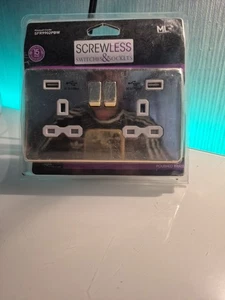 Knightsbridge 13A 2G Switched Socket with Dual USB Charger - BRAND NEW - Picture 1 of 7