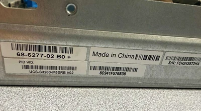 UCS-S3260-M5SRB Cisco UCS S3260 M5 Server Node 2CPU4210R and UCS-S3260-DRAID V01 - Image 1 of 4